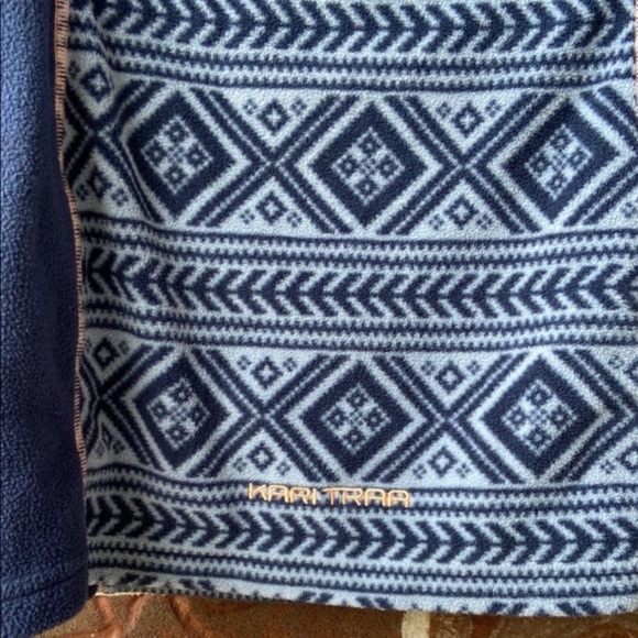 Kari Traa Blue and Pink Patterned Ski Jacket - Picture 6 of 7